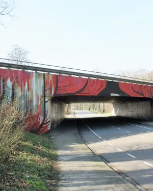 h6r3-n01 Tichelbeekstraat - viaduct - Naamloos- Dave de Leeuw