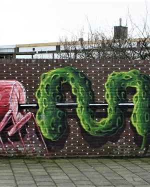 Bkr1-p05 Eikenderweg - muurschildering-Shrimpi Spiss - HNRX (AUT)