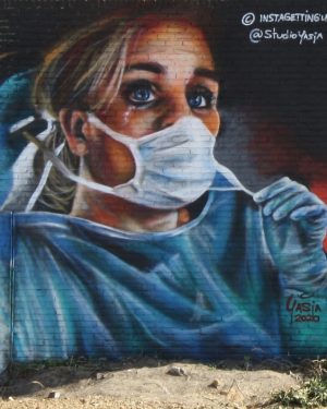 bkr2-h11 Verpleegster tijdens Corona crisis
